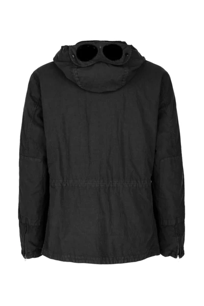 C.P. Company Zomerjassen Chrome-R Detachable Goggle Overshirt Black 2 C.P. Company Zomerjassen Chrome-R Detachable Goggle Overshirt Black - Afbeelding 2