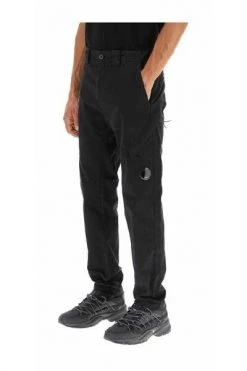 C.P. Company Broeken Straight Trousers Black