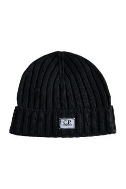 C.P. Company Hoeden Beanies Black
