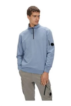 C.P. Company Hoodies & Sweatvesten LENS ZIPPED SWEATSHIRT Blue -C.P. Company Winkel 567d7c1b2a7324ea4043c19875cac143