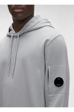 C.P. Company Hoodies & Sweatvesten Light Fleece Pullover Hoodie Gray -C.P. Company Winkel 58437295107fb802a9cff5ed6cdae609