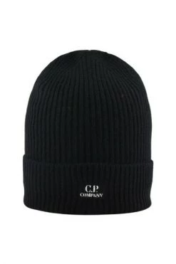 C.P. Company Hoeden Beanies Black