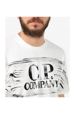 C.P. Company Shirts T-shirt White -C.P. Company Winkel 5dc0baa9495b5d332f60484d6fa42321