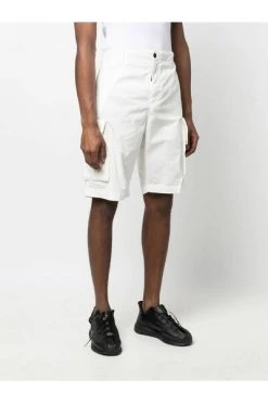 C.P. Company Korte Broeken TWILL STRETCH UTILITY SHORTS White -C.P. Company Winkel 5e16988b430f870f5582fad4e3bdc475