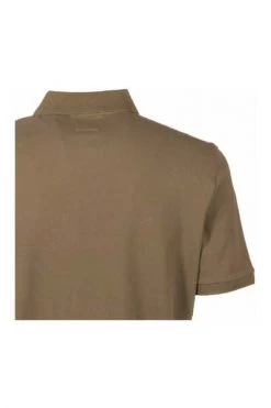 C.P. Company Polo's Basic Sand Polo With Logo Brown