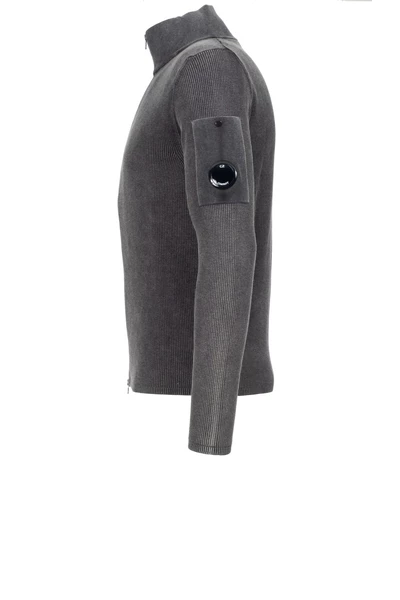 C.P. Company Vesten Cardigan Gray 5 C.P. Company Vesten Cardigan Gray - Afbeelding 5