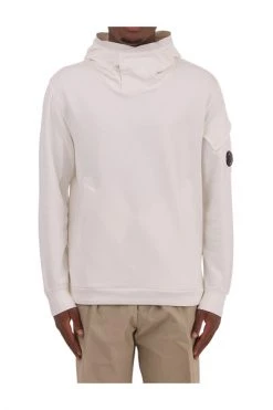 C.P. Company Hoodies & Sweatvesten Knitwear White