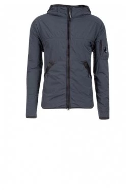 C.P. Company Outdoorjassen Lens Detail Hooded Jacket Blue