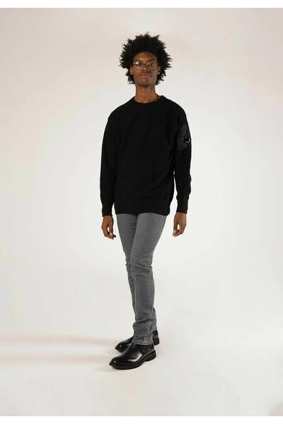 C.P. Company Truien & Vesten Round-neck Knitwear Black 4 C.P. Company Truien & Vesten Round-neck Knitwear Black - Afbeelding 4