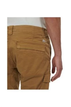 C.P. Company Broeken Stretch Sateen Cargo Pants Brown
