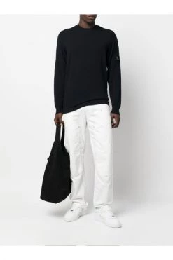 C.P. Company Truien & Vesten Round-neck Knitwear Blue