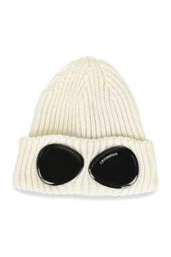 C.P. Company Hoeden Beanies White