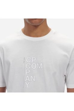 C.P. Company Shirts T -shirt 12cts050A005100W103 White -C.P. Company Winkel 6ac3b277d3e5fd903d80c68927bbcfa3