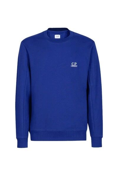 C.P. Company Hoodies & Sweatvesten Diagonal Raised Fleece Logo Sweatshirt Blue 3 C.P. Company Hoodies & Sweatvesten Diagonal Raised Fleece Logo Sweatshirt Blue - Afbeelding 3