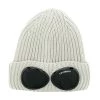 C.P. Company Hoeden Goggle Beanie White