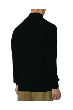C.P. Company Hoodies & Sweatvesten Lambswool 1/4 Zip Knitsweater Black -C.P. Company Winkel 6d52bead6a434e47bdb30f3de769e967