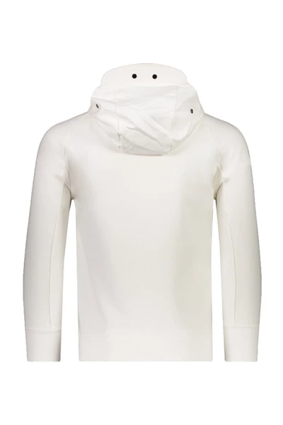 Hoodies & Sweatvesten C.p. Company Vest Wit White 1 Hoodies & Sweatvesten C.p. Company Vest Wit White