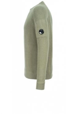 C.P. Company Truien & Vesten Herrenpullover Lambswool Double Knit Green -C.P. Company Winkel 6e1c3a786bbd3387bda7937d1139087f