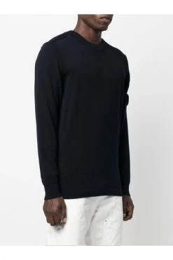 C.P. Company Truien & Vesten Round-neck Knitwear Blue -C.P. Company Winkel 6e303148fbcef32ad2f37e9188a3386b