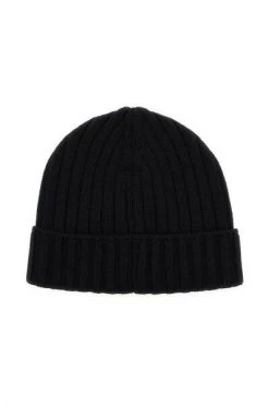 C.P. Company Hoeden Wool Beanie Hat Blue