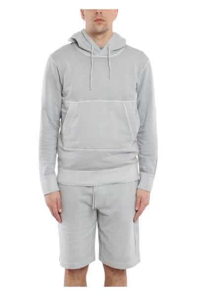 C.P. Company Hoodies & Sweatvesten Fleece Sleeve Logo Hoodie Gray 5 C.P. Company Hoodies & Sweatvesten Fleece Sleeve Logo Hoodie Gray - Afbeelding 5