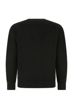 C.P. Company Hoodies & Sweatvesten Metropolis Series Diagonal Raised Fleece Sweatshirt Black