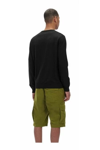 C.P. Company Truien & Vesten Knitwear Crew Nec Cotton Black 2 C.P. Company Truien & Vesten Knitwear Crew Nec Cotton Black - Afbeelding 2