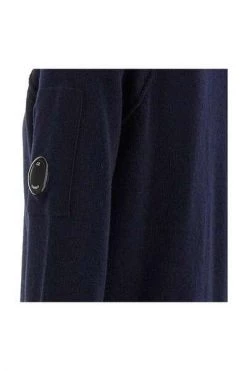 C.P. Company Truien & Vesten Round-neck Knitwear Blue