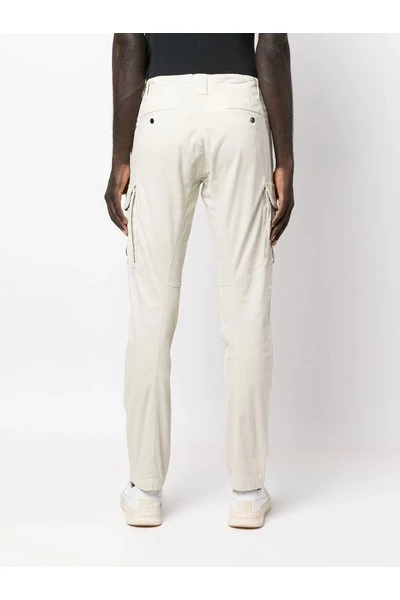 C.P. Company Broeken Straight Trousers Beige 3 C.P. Company Broeken Straight Trousers Beige - Afbeelding 3