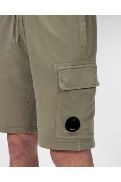 C.P. Company Korte Broeken Light Fleece Cargo Shorts Beige -C.P. Company Winkel 7d8b45cbe7dd636576de337650679f17