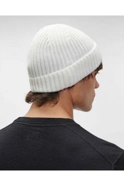 C.P. Company Hoeden Beanies White -C.P. Company Winkel 7f166629e1579af709898d07171778c3