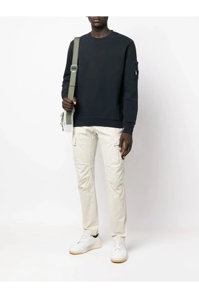 C.P. Company Broeken Straight Trousers Beige 1 C.P. Company Broeken Straight Trousers Beige