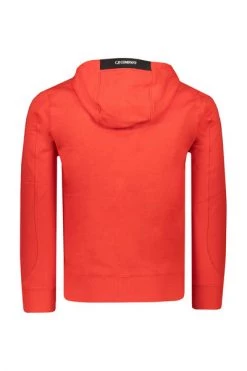 C.P. Company Hoodies & Sweatvesten Diagonal Raised Fleece Pullover Hoodie Red