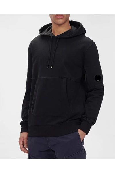 C.P. Company Hoodies & Sweatvesten Lens-detailed Cotton Hoodie Black 3 C.P. Company Hoodies & Sweatvesten Lens-detailed Cotton Hoodie Black - Afbeelding 3