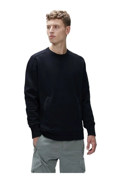 C.P. Company Hoodies & Sweatvesten Diagonal Raised Sweatshirt Black 1 C.P. Company Hoodies & Sweatvesten Diagonal Raised Sweatshirt Black