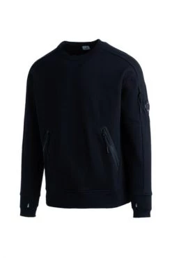 C.P. Company Hoodies & Sweatvesten Diagonal Raised Fleece Zip Pocket Sweatshirt Black -C.P. Company Winkel 8418d6965b8b150e28c22cd1effbd63d