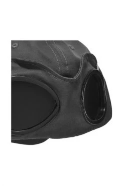 C.P. Company Petten Chrome-R Goggle Cap Black -C.P. Company Winkel 84336ba0739bb4e479358f6d680acde3