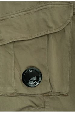 C.P. Company Korte Broeken Cargo Shorts Green