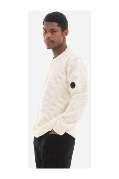 C.P. Company Truien & Vesten Round-neck Knitwear White 4 C.P. Company Truien & Vesten Round-neck Knitwear White - Afbeelding 4