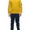 C.P. Company Hoodies & Sweatvesten Cotton Crepe Crew Neck Knit Yellow