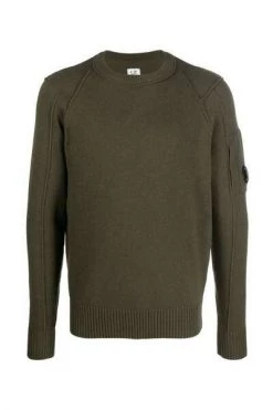 C.P. Company Truien & Vesten Round-neck Knitwear Green -C.P. Company Winkel 9159428341fad274f780023f19625c7f