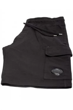 C.P. Company Korte Broeken Sweatshorts Black