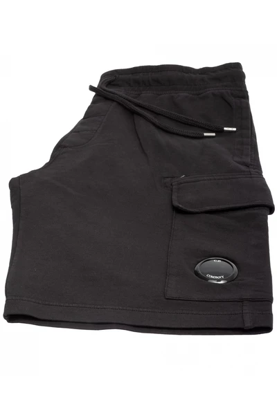 C.P. Company Korte Broeken Sweatshorts Black 1 C.P. Company Korte Broeken Sweatshorts Black