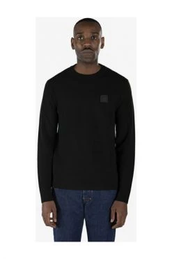C.P. Company Truien & Vesten Thin Wool Shirt Sweater Black -C.P. Company Winkel 946109b289b5c3de983cfd5fff54d808