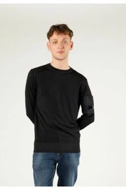 C.P. Company Truien & Vesten Round-neck Knitwear Blue