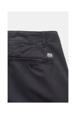 C.P. Company Korte Broeken Linen Cargo Shorts Black
