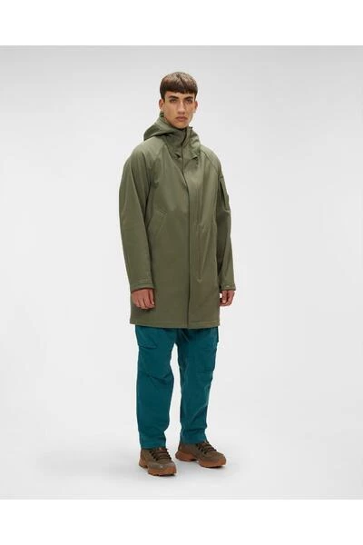 Regenjassen C.P. Company Shell-R Parka Green 3 Regenjassen C.P. Company Shell-R Parka Green - Afbeelding 3