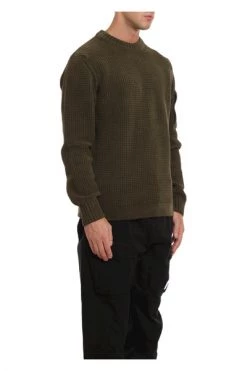 C.P. Company Truien & Vesten Cotton Chenille Sweater Green -C.P. Company Winkel 9a572e440f1aaaafa660886236aeddc9