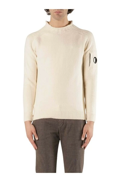 C.P. Company Truien & Vesten Round-neck Knitwear White 2 C.P. Company Truien & Vesten Round-neck Knitwear White - Afbeelding 2