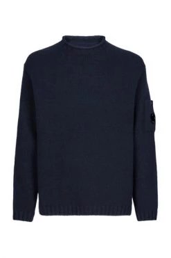 C.P. Company Truien & Vesten Round-neck Knitwear Blue -C.P. Company Winkel 9c4cfe0e28fabc5e5f99a60790a28822